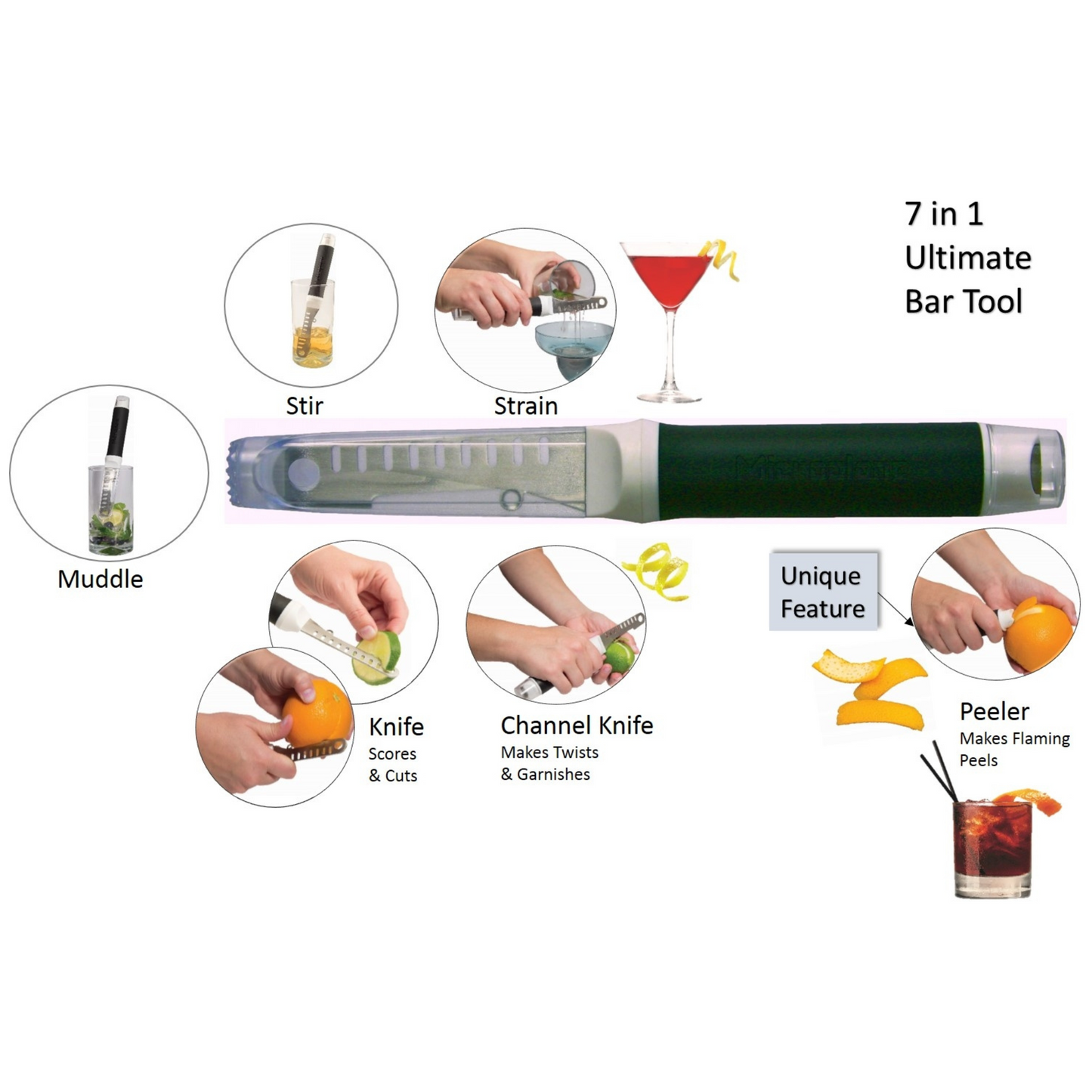 Microplane 7 in 1 Ultimate Bar Tool