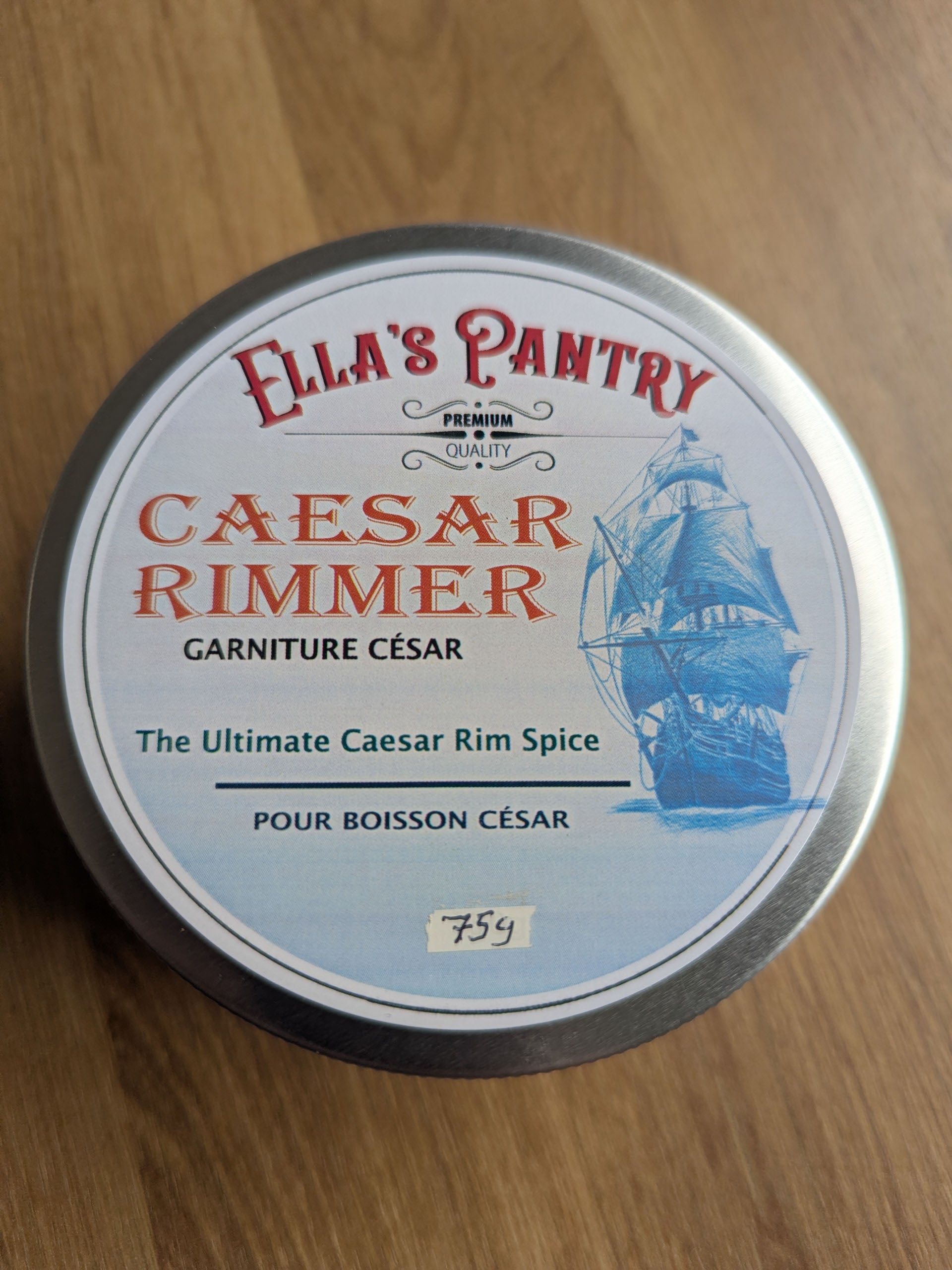 Add a zing to you favouite Caesar Drink with Ella's Pantry  special rimming blend.